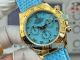 Swiss Replica Rolex Beach Daytona Baby Blue MOP Dial Leather Strap Watch (3)_th.jpg
